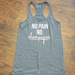 No pain no champagne